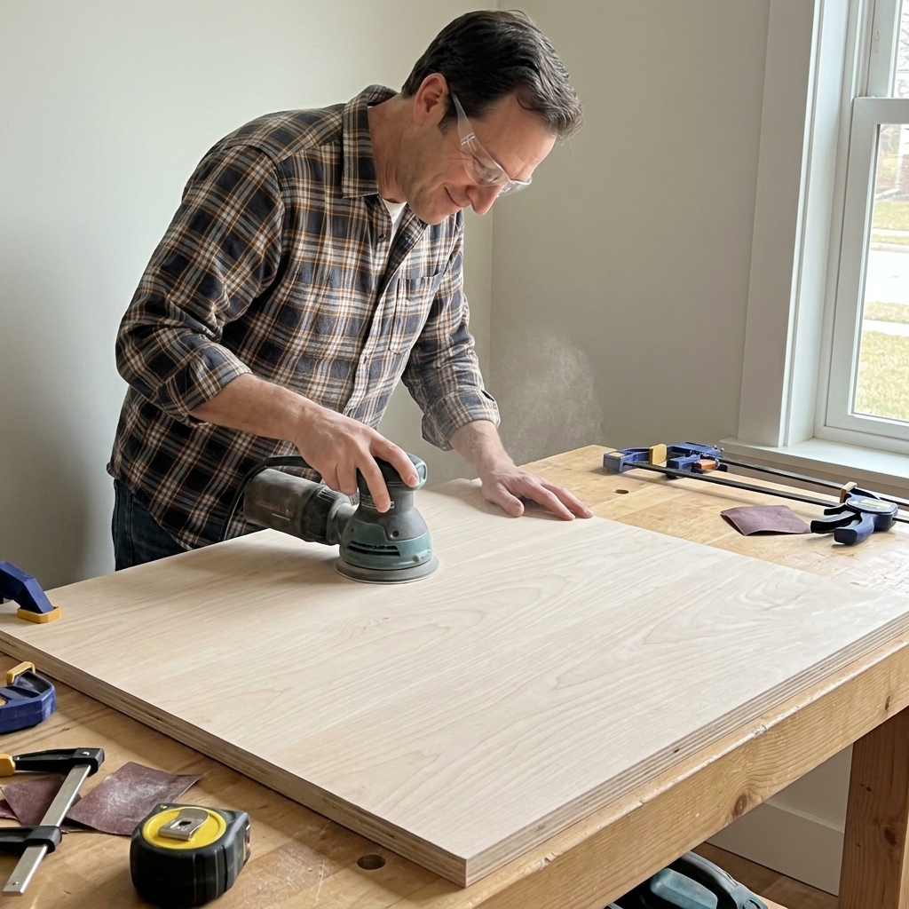 Sand Plywood Without Sanding Through