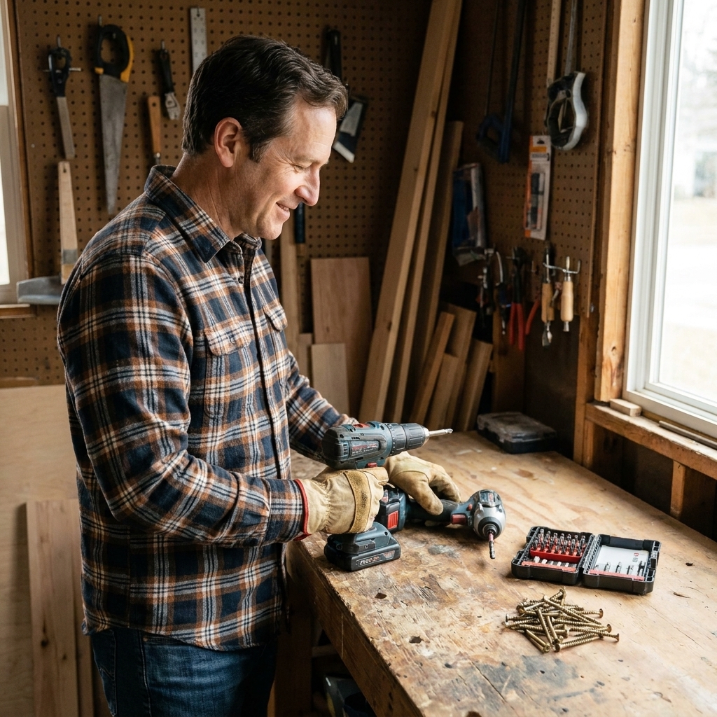 Impact Driver vs. Power Drill for Woodworking